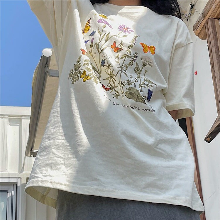 Plant Mom Aesthetic Graphic T-Shirt