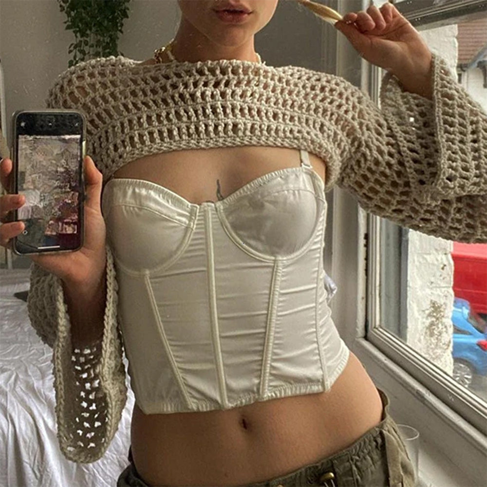 Crochet Bolero Shrug Top