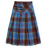 School Riot Plaid Pleated Skirt