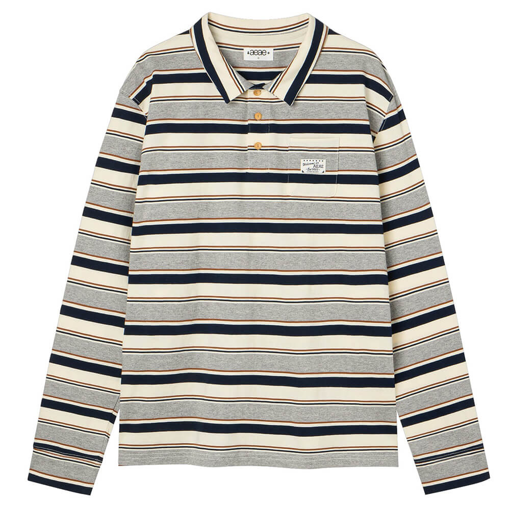 Dorm Room Diaries Stripe Rugby Polo