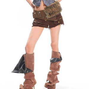 Wild West Fur Statement Belt