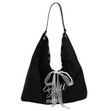 French Summer Striped Sack Bag