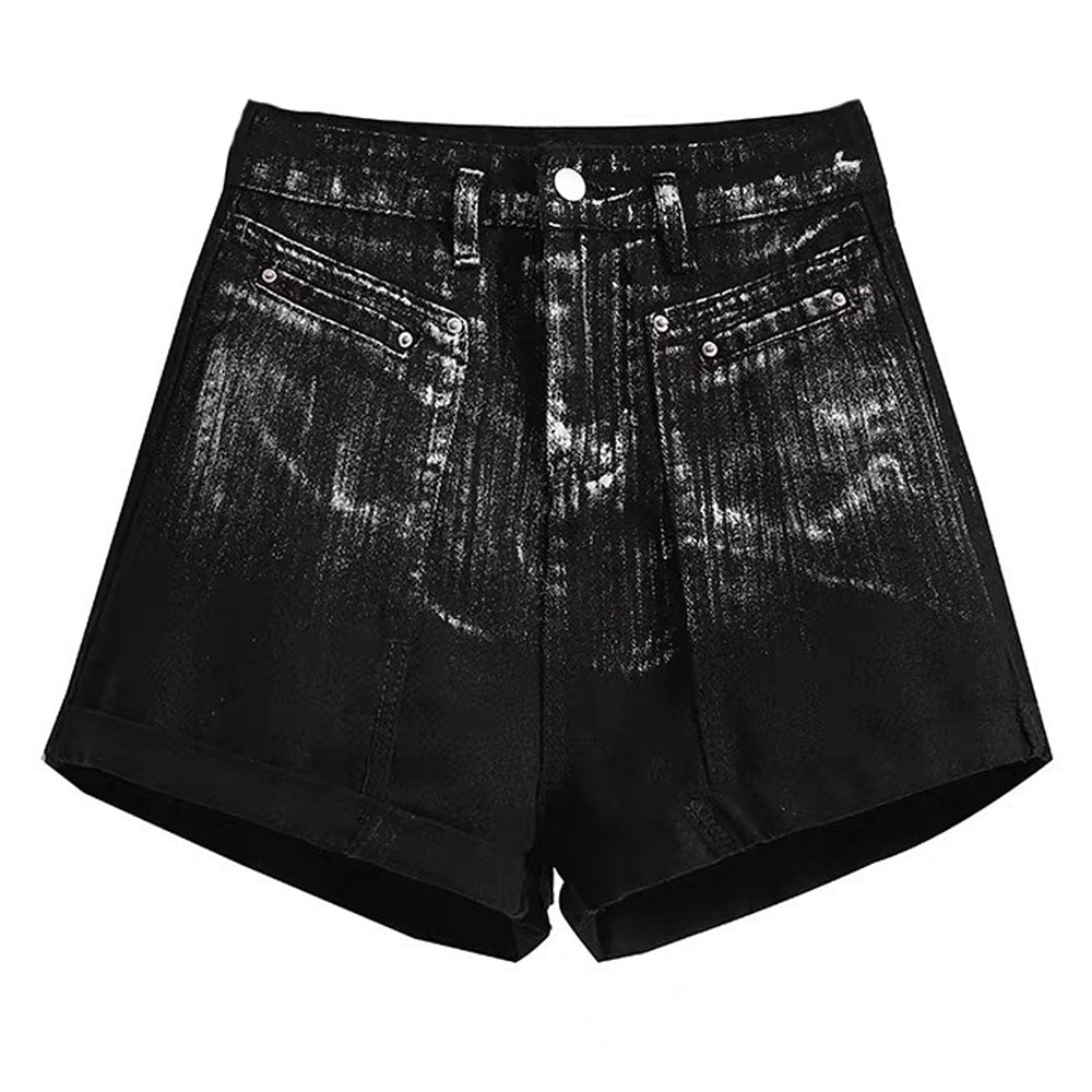 Grunge Aesthetic Denim Shorts