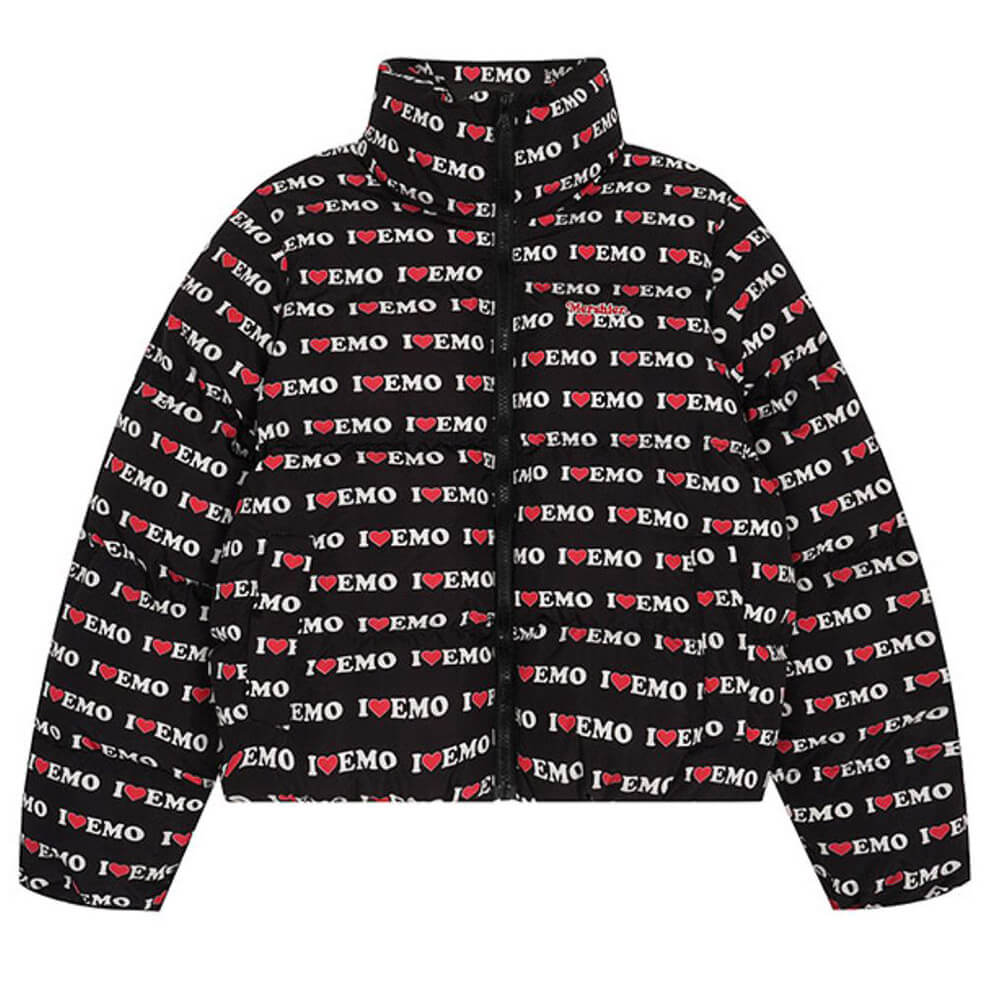 I Love Emo Puffer Jacket