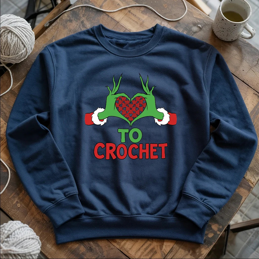 Yarnville Heart Sweatshirt