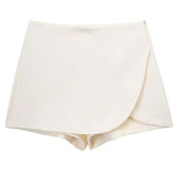 Old Money Asymmetric Mini Skort