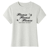 Please Don’t Y2K Baby Tee