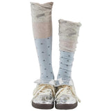 Preppy Polka Dot Knee High Socks