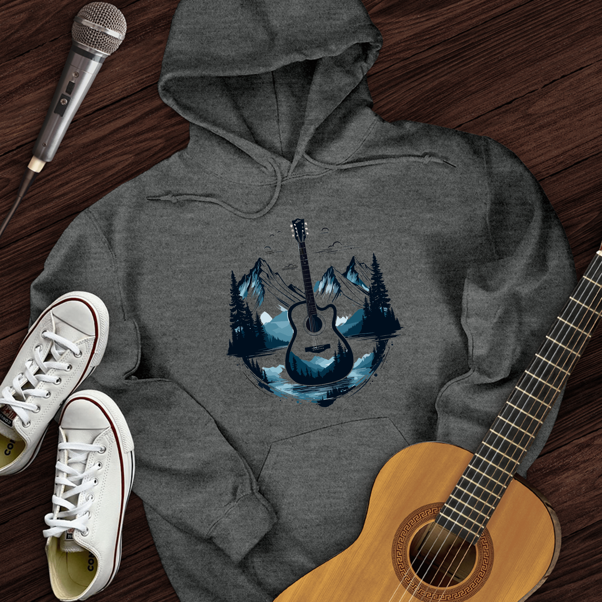 Glacier Guitar Hoodie