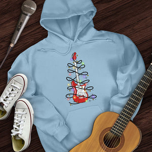 Guitar Christmas Lights Hoodie