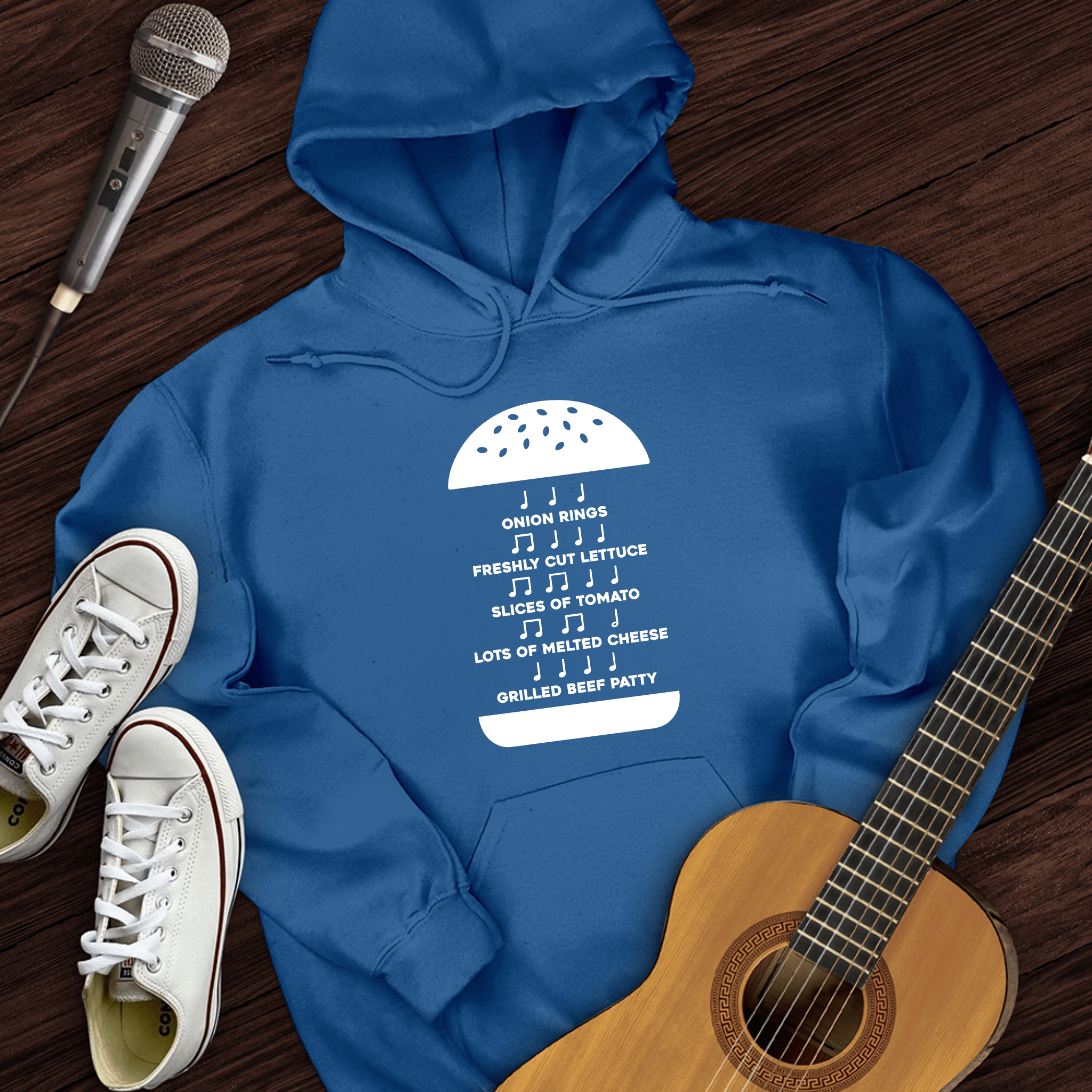 Burger Music Hoodie