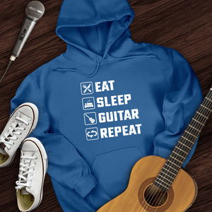 Eat, Sleep, Guitar, Repeat Hoodie