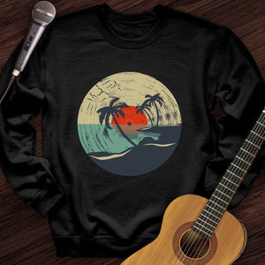 Beach Record Crewneck
