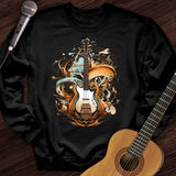 Guitar Steampunk Crewneck