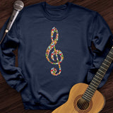 Christmas Treble Clef Crewneck