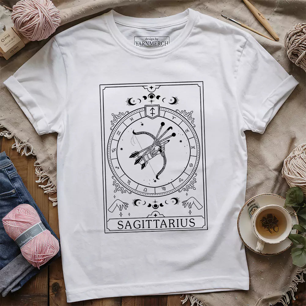 Sagittarius Yarn Tarot T-shirt