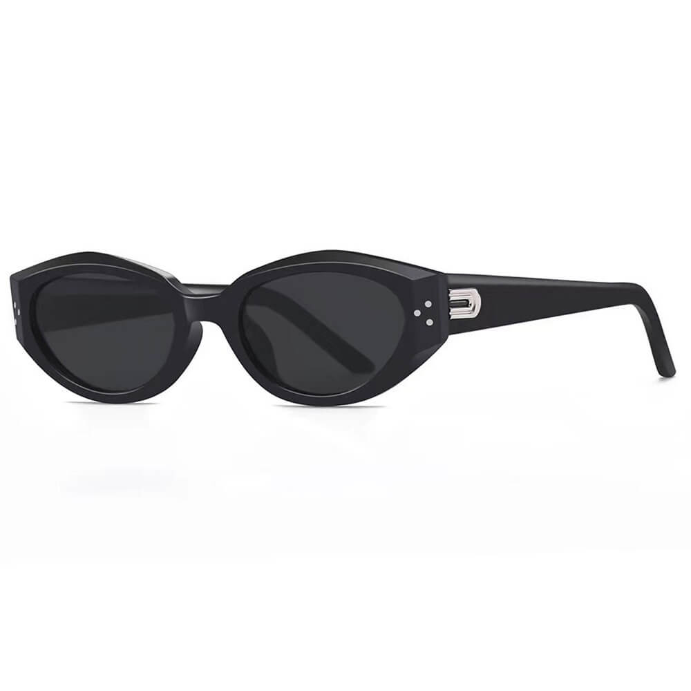 Dark Mirage Slim Cat Eye Sunglasses