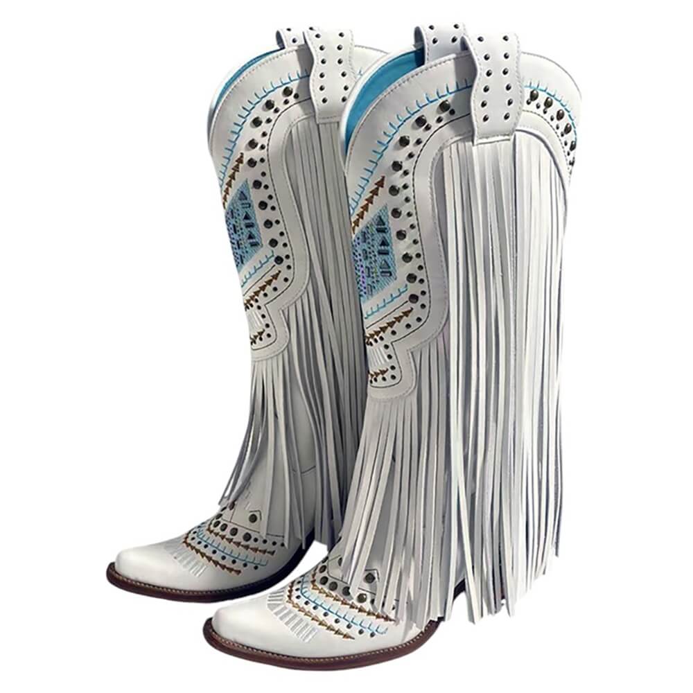 Space Oddity Fringe Boots