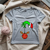 Hook the Halls Lady V-neck