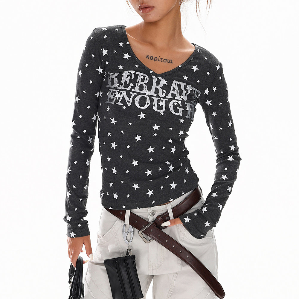 Star Girl Long Sleeve Top