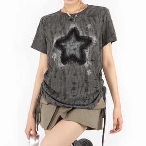 Star Print Relaxed Fit T-Shirt
