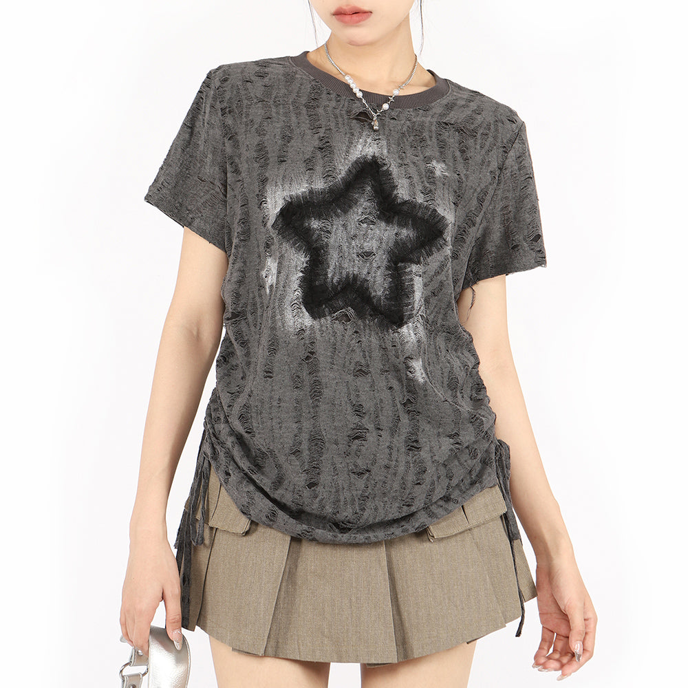 Star Print Relaxed Fit T-Shirt
