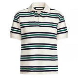 Drama Dealer Striped Polo Shirt