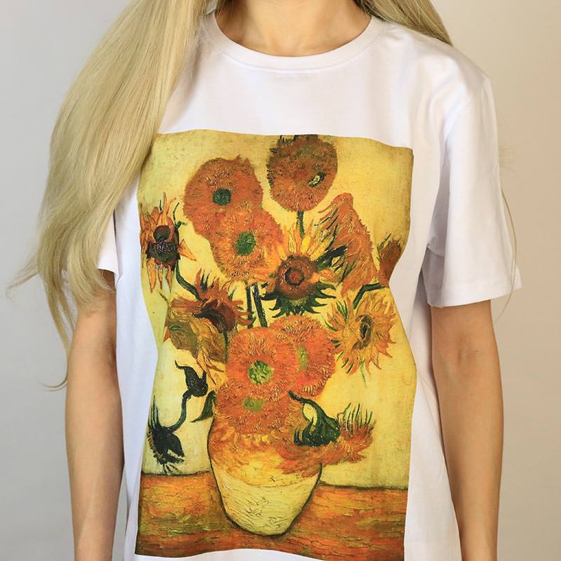 Van Gogh Sunflowers Tee