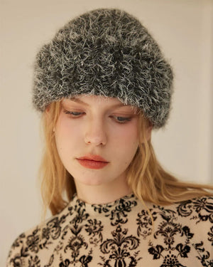 Warm Vibes Fuzzy Knit Beanie