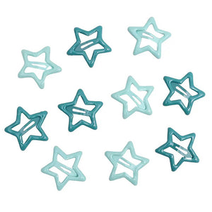 Y2K Pastel Star Hair Clips Set