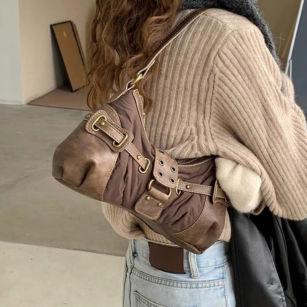 Y2K Western Baguette Bag